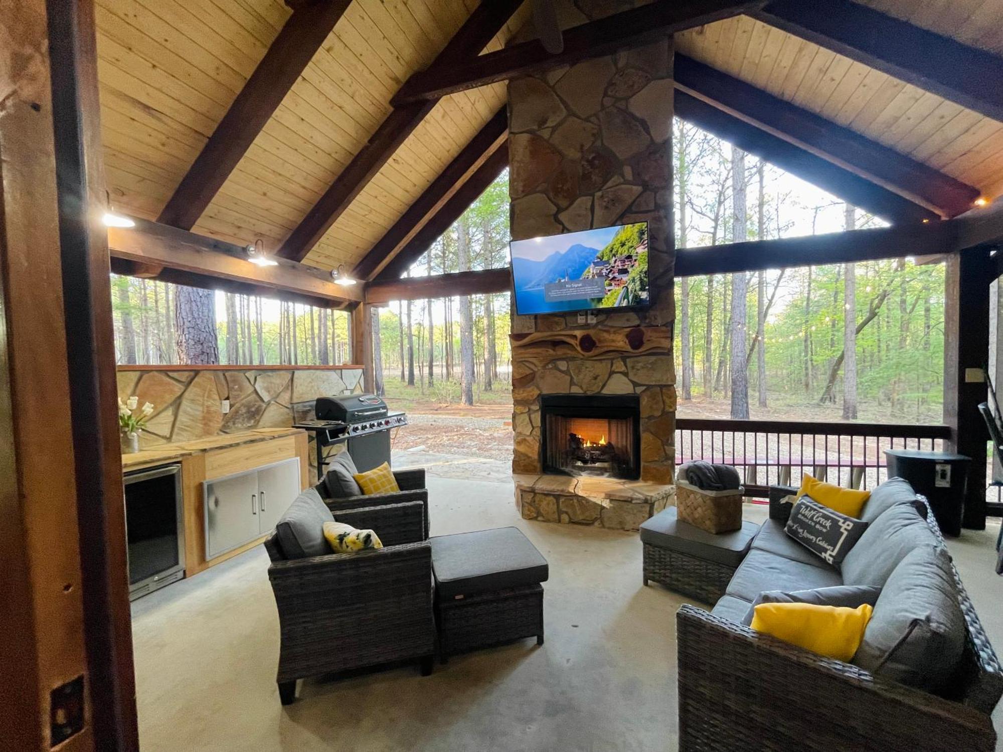 Wolf Creek Luxury Cabin بروكن بو المظهر الخارجي الصورة